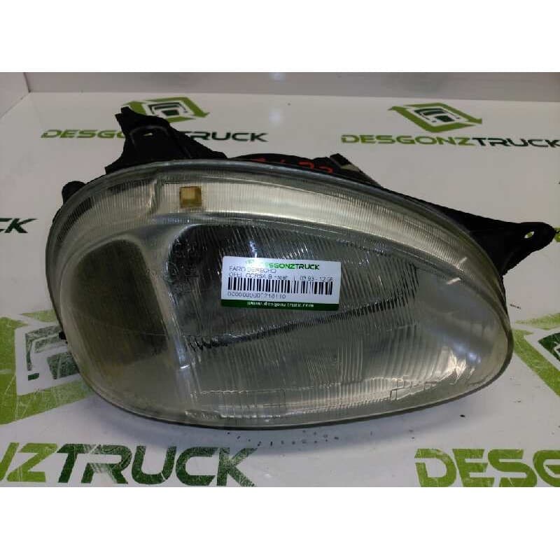 Recambio de faro derecho para opel corsa b fresh referencia OEM IAM - Gris