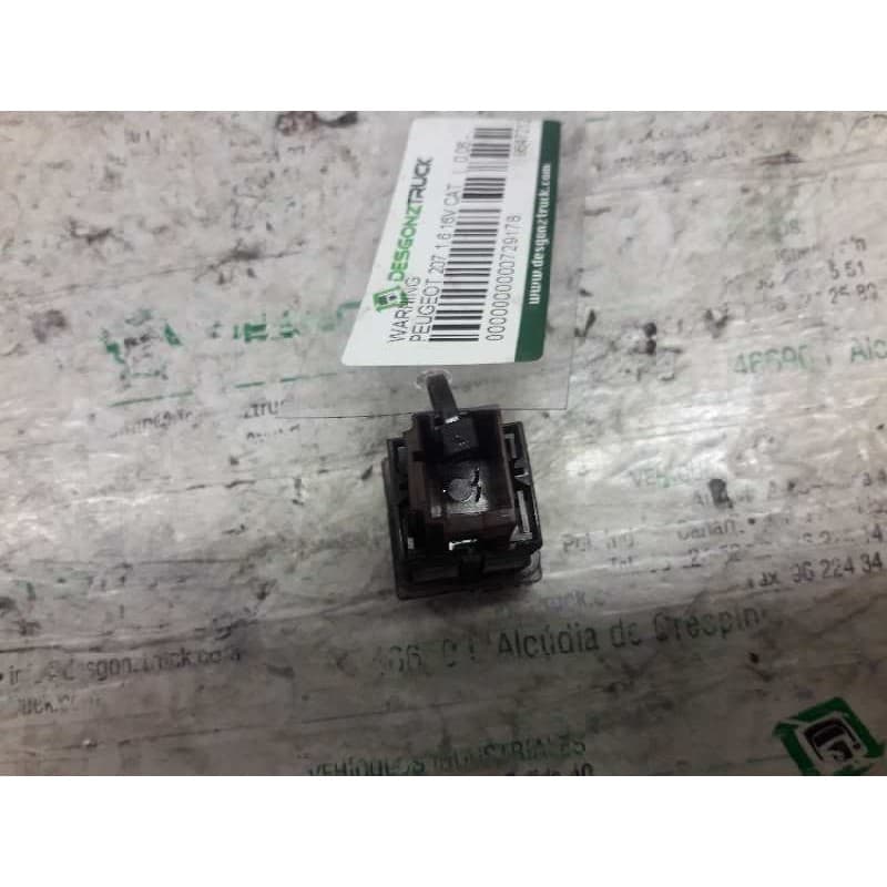 Recambio de warning para peugeot 207 1.6 16v cat referencia OEM IAM 96472122KR 2