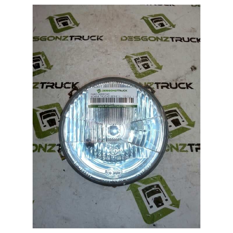 Recambio de faro derecho para scania trucks serie 3 l 113 cll referencia OEM IAM - Amarillo