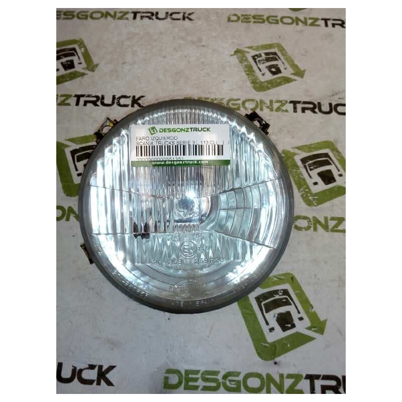 Recambio de faro izquierdo para scania trucks serie 3 l 113 cll referencia OEM IAM - Amarillo