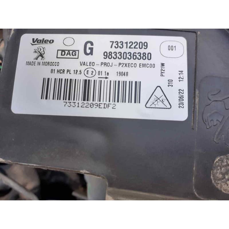 Recambio de morro completo para peugeot 2008 (p1) allure pack referencia OEM IAM - Blanco 4