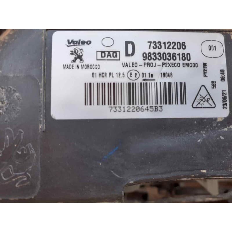 Recambio de morro completo para peugeot 2008 (p1) allure pack referencia OEM IAM - Blanco 11