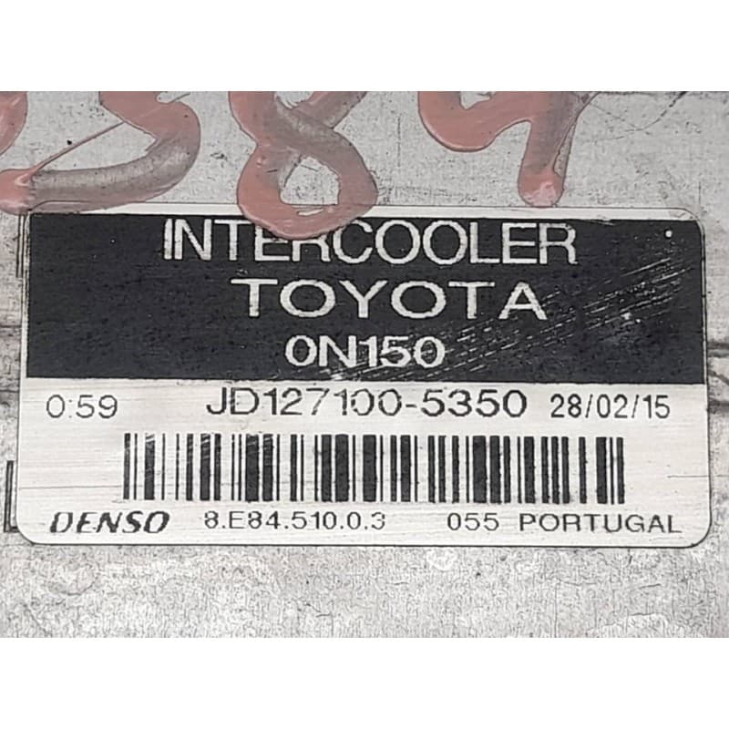 Recambio de intercooler para toyota auris active referencia OEM IAM ON150 - Negro 2