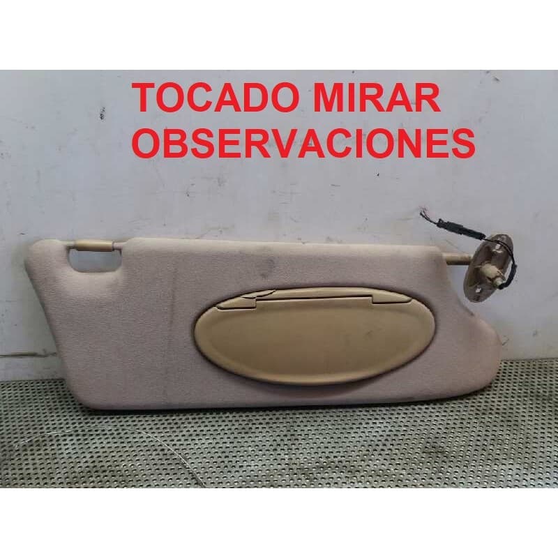 Recambio de parasol derecho para mg serie 75 (rj) 2.0 16v cdt referencia OEM IAM - Rojo