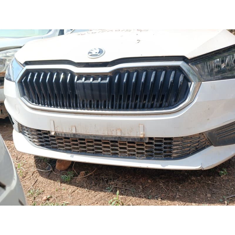 Recambio de paragolpes delantero para skoda fabia (pj3) active referencia OEM IAM - Blanco