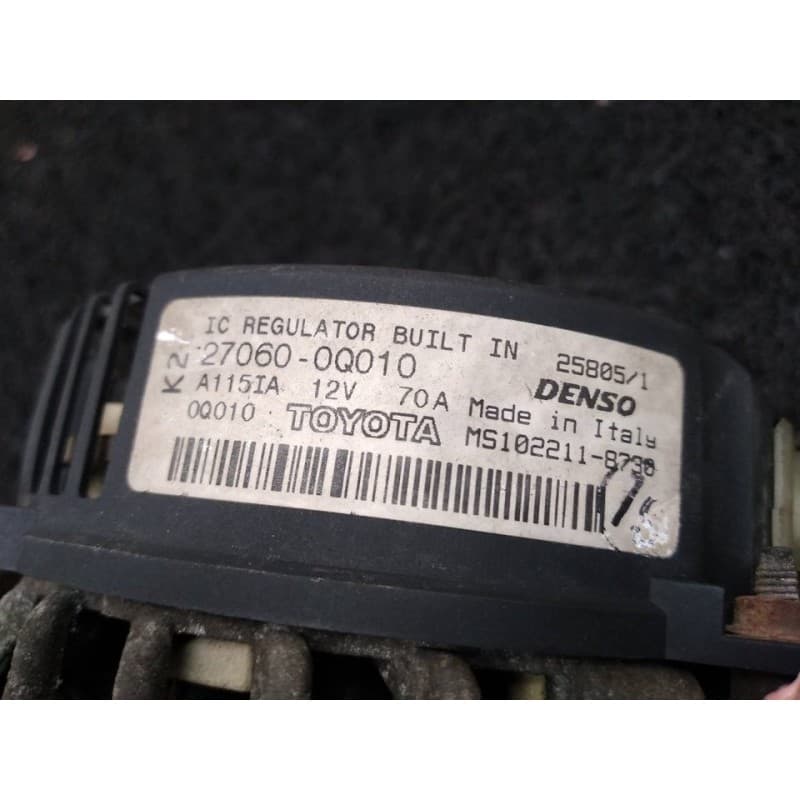 Recambio de alternador para citroën c1 sx referencia OEM IAM 270600Q010 5