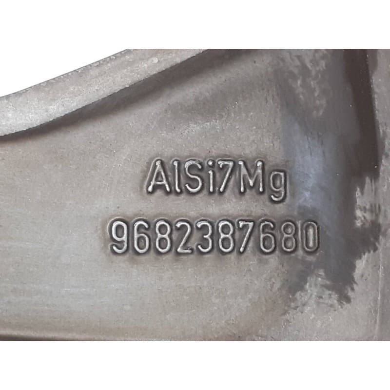 Recambio de llanta para citroën c3 exclusive referencia OEM IAM 9682387680 - Gris 4