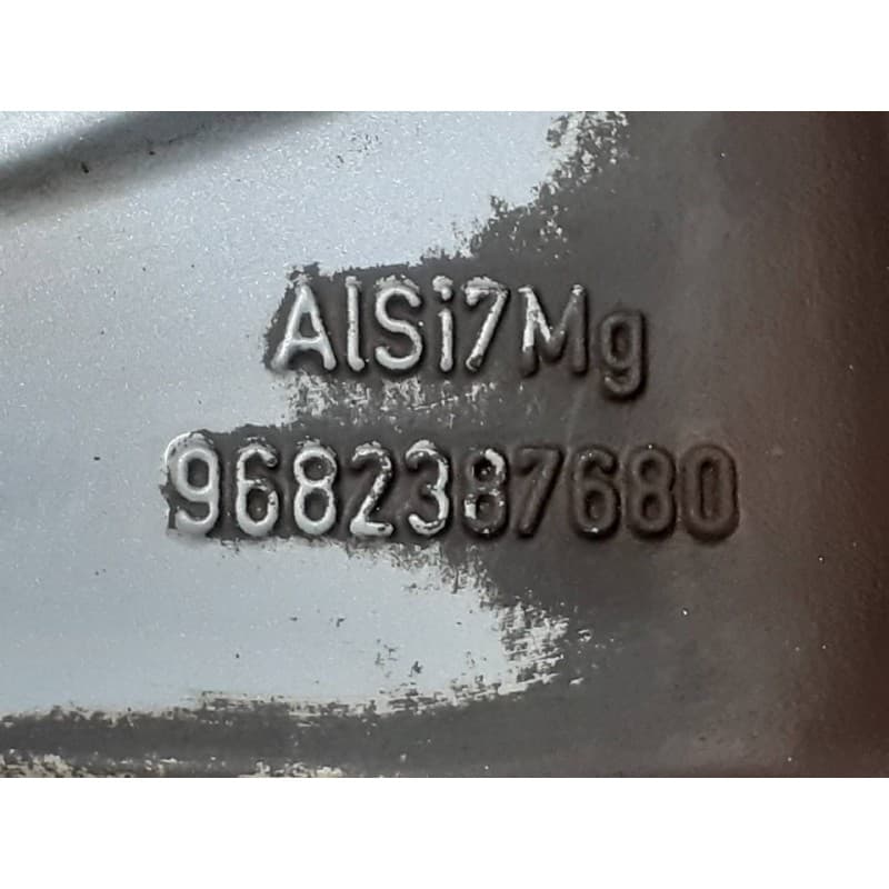 Recambio de llanta para citroën c3 exclusive referencia OEM IAM 9682387680 - Gris 4