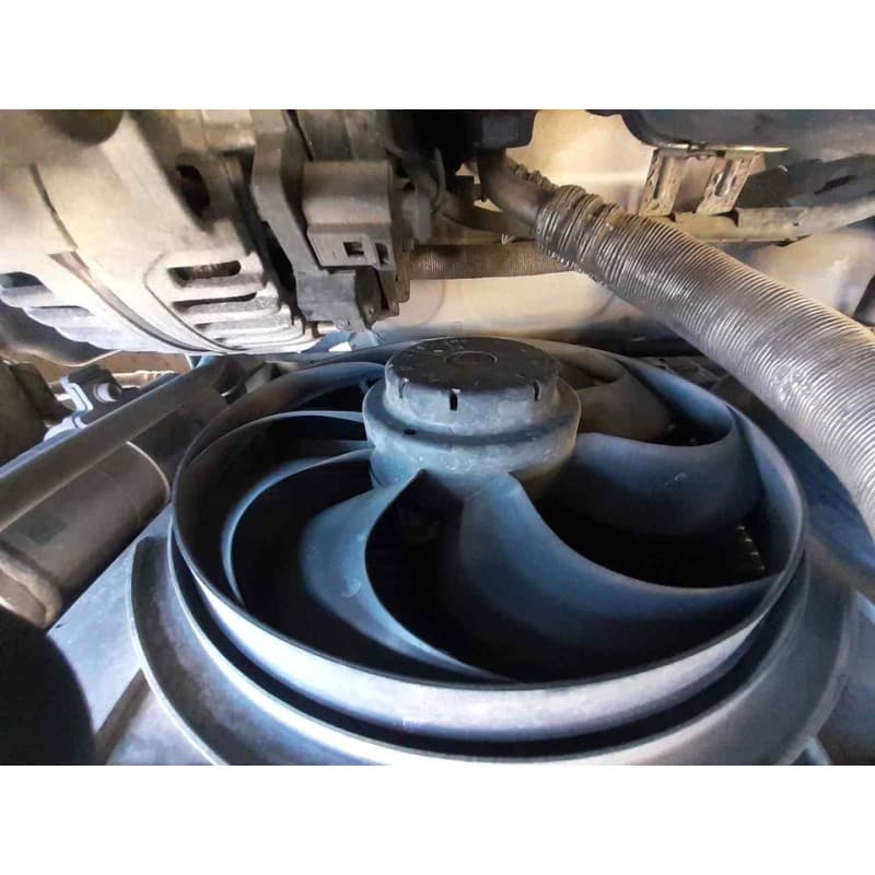 Recambio de electroventilador para seat leon (1m1) sport referencia OEM IAM - Azul 2