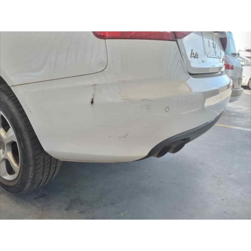 Recambio de paragolpes trasero para audi a4 ber. (b8) e referencia OEM IAM - Blanco 2