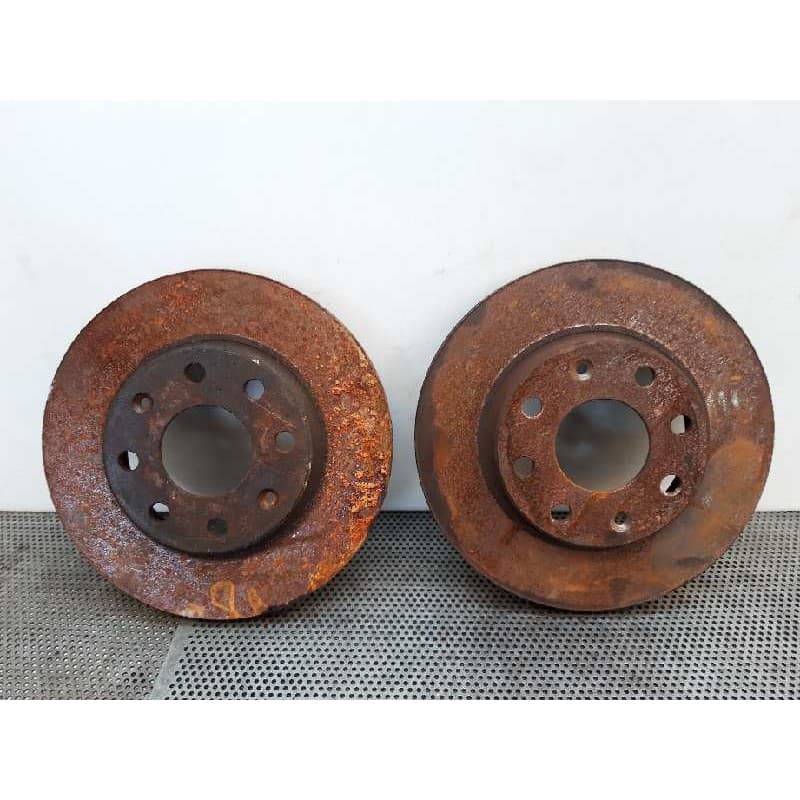 Recambio de disco freno delantero para chevrolet aveo lt referencia OEM IAM - Negro