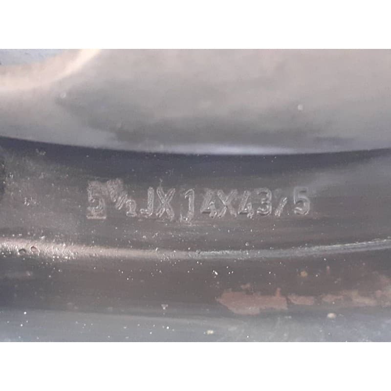 Recambio de llanta para ford fiesta (cb1) ghia referencia OEM IAM 96FBCBE00038 - Negro 3