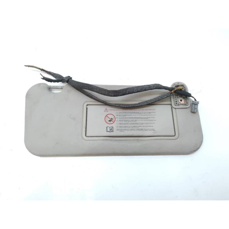Recambio de parasol derecho para peugeot 207 sport referencia OEM IAM - Blanco