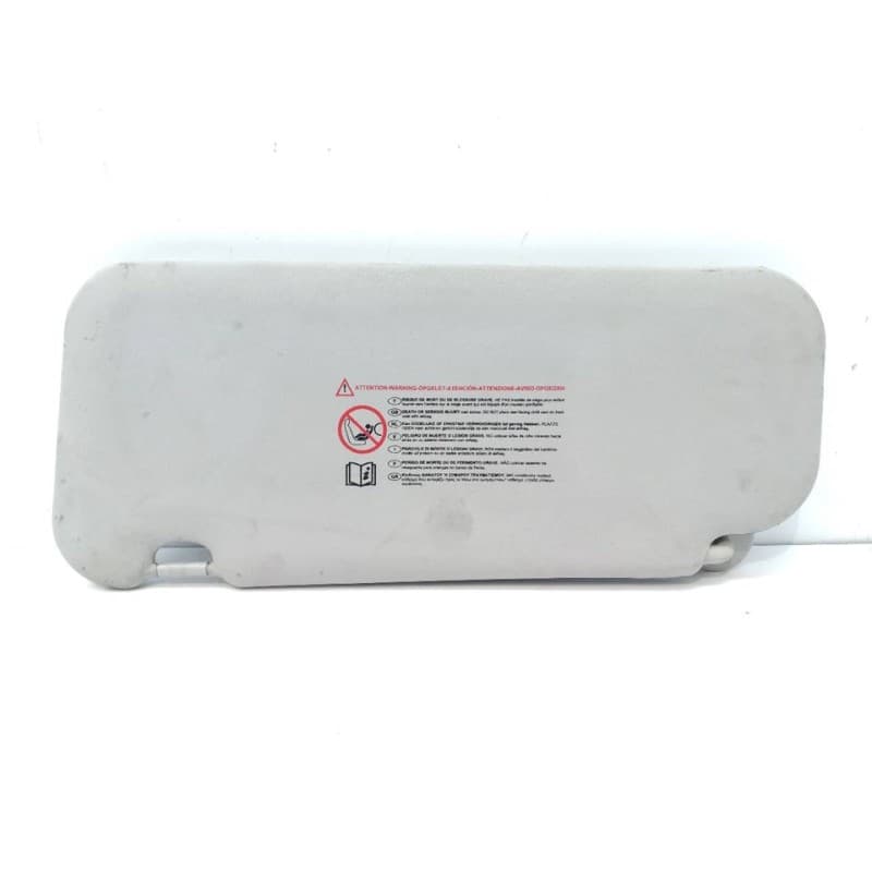 Recambio de parasol derecho para peugeot 207 sport referencia OEM IAM - Blanco 3