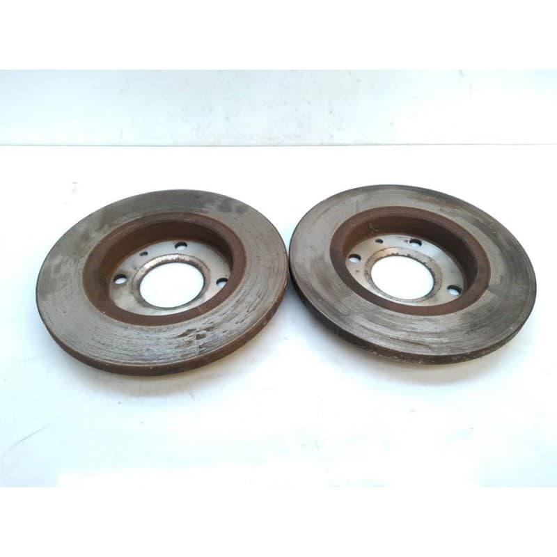 Recambio de disco freno delantero para peugeot 206+ básico referencia OEM IAM - Rojo 2