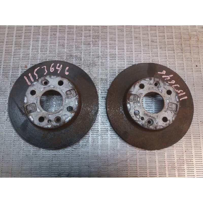 Recambio de disco freno delantero para kia rio 1.5 referencia OEM IAM - Azul
