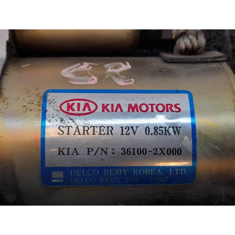 Recambio de motor arranque para kia rio 1.3 referencia OEM IAM 361002X000 - Gris 4