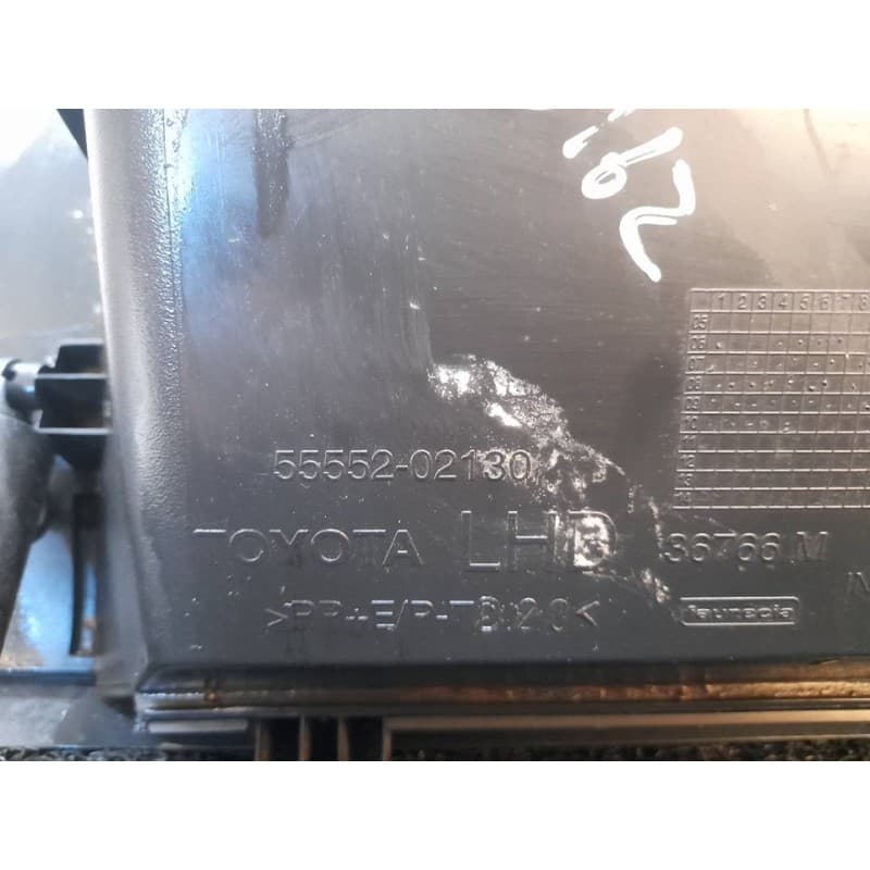 Recambio de guantera para toyota auris active referencia OEM IAM 5555202130 - Gris 4