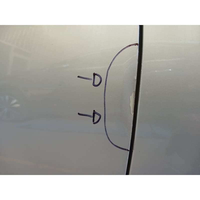Recambio de puerta delantera izquierda para ford ka (ru8) 1.2 referencia OEM IAM - Gris 4