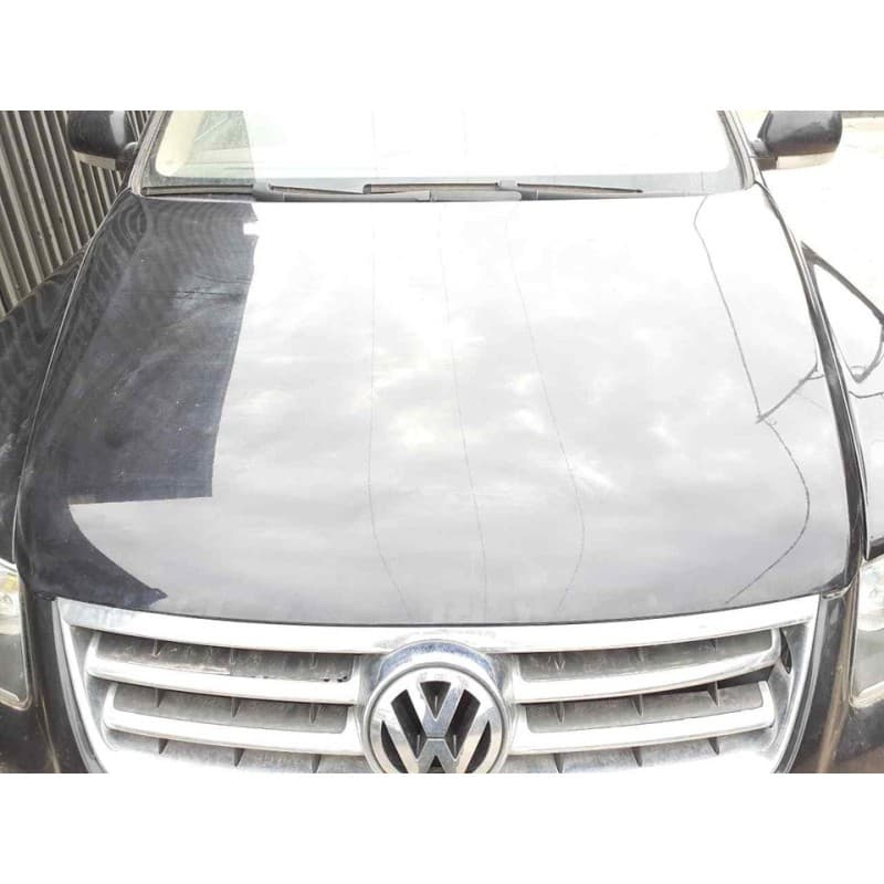 Recambio de capo para volkswagen touareg (7la) tdi r5 referencia OEM IAM - Negro