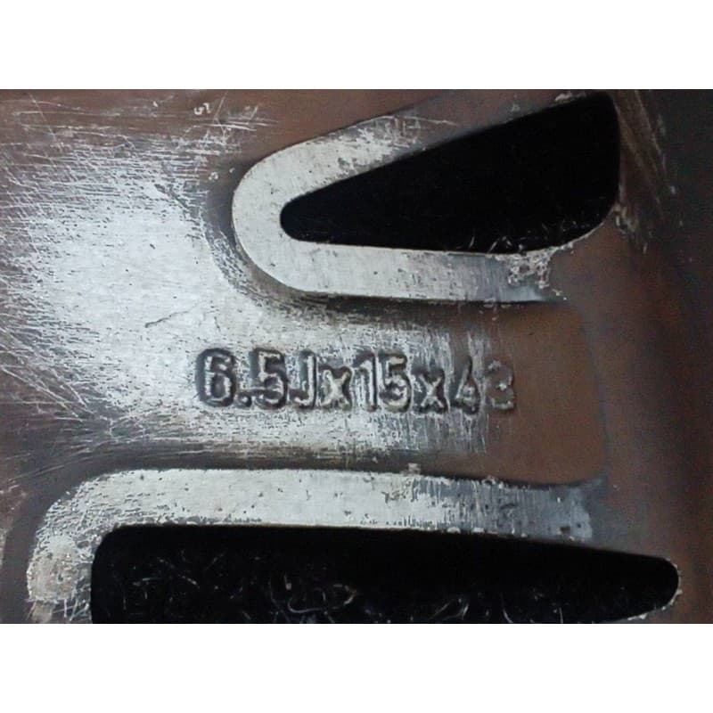 Recambio de llanta para volvo s60 berlina 2.4 d referencia OEM IAM 65JX15X43 - Negro 2