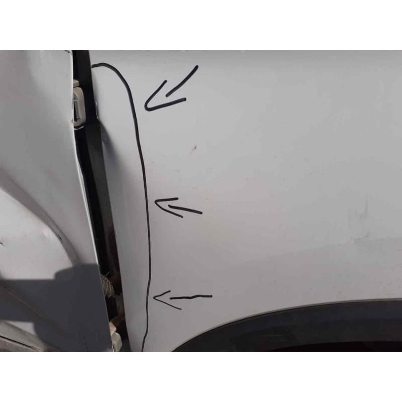 Recambio de aleta delantera derecha para mg zs luxury referencia OEM IAM - Blanco 3