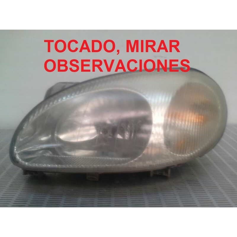 Recambio de faro izquierdo para daewoo lanos 1.5 referencia OEM IAM - Rojo