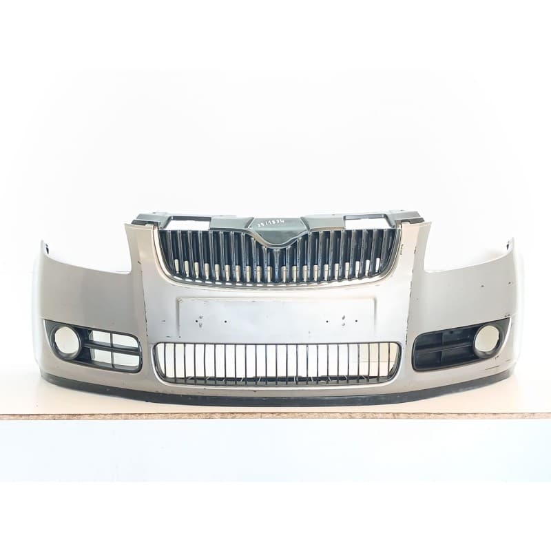 Recambio de paragolpes delantero para skoda fabia (5j2 ) style referencia OEM IAM - Gris