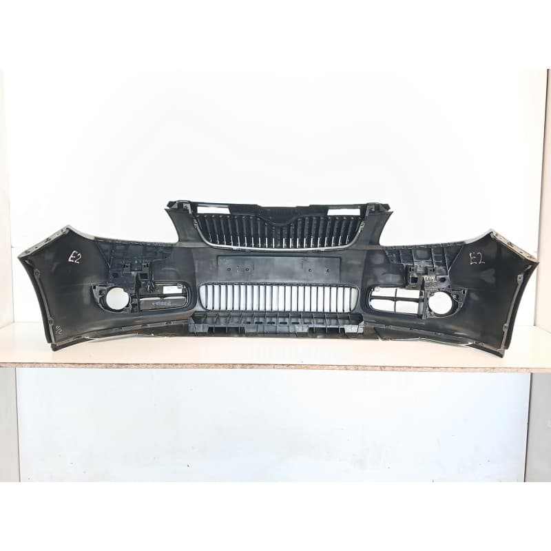 Recambio de paragolpes delantero para skoda fabia (5j2 ) style referencia OEM IAM - Gris 4