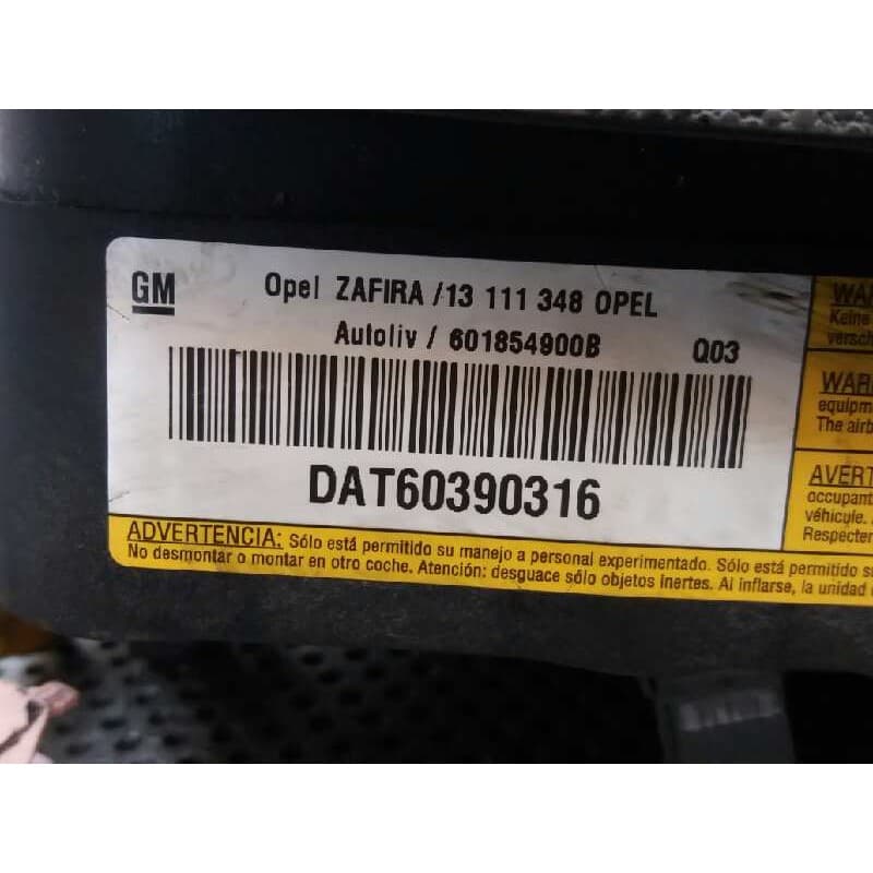 Recambio de kit airbag para opel zafira b cosmo referencia OEM IAM - Gris 10