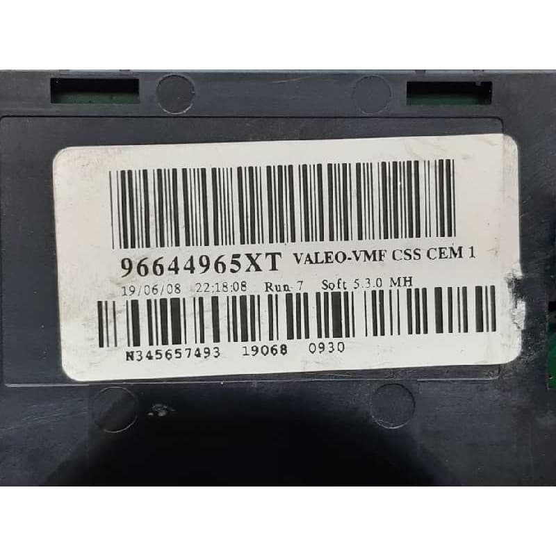 Recambio de mando luces para citroën c4 coupe vtr referencia OEM IAM 96644965XT - Negro 3
