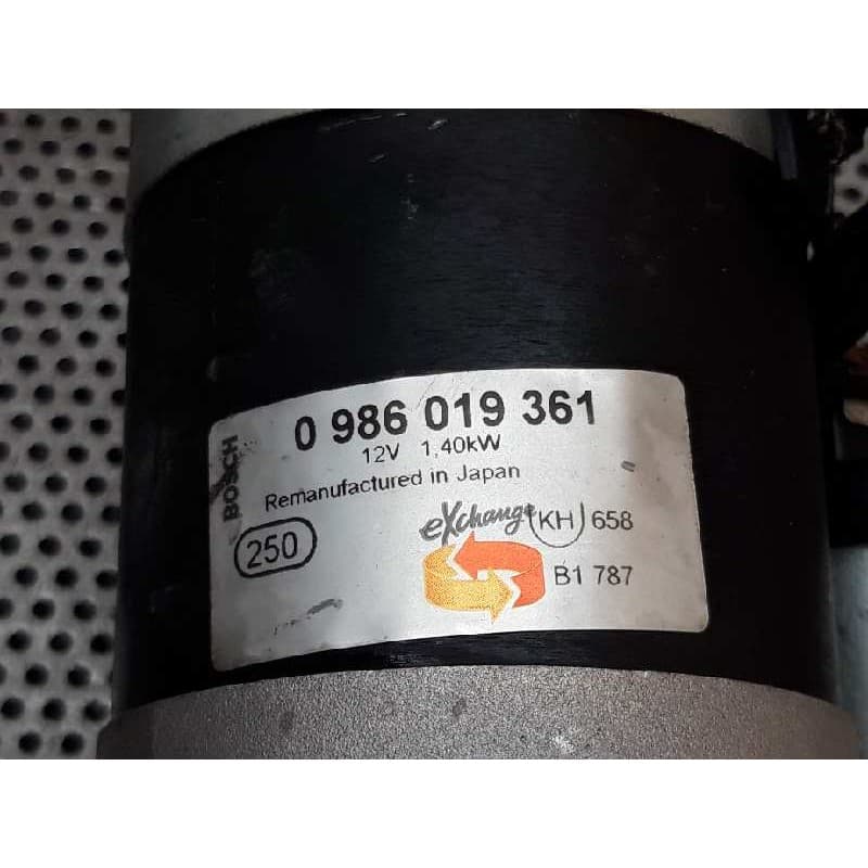 Recambio de motor arranque para opel meriva enjoy referencia OEM IAM 0986019361 5