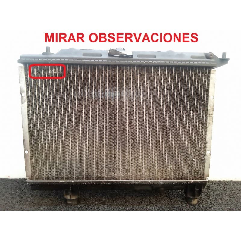 Recambio de radiador agua para mg serie 200 (rf) 220 d (3-ptas.) referencia OEM IAM