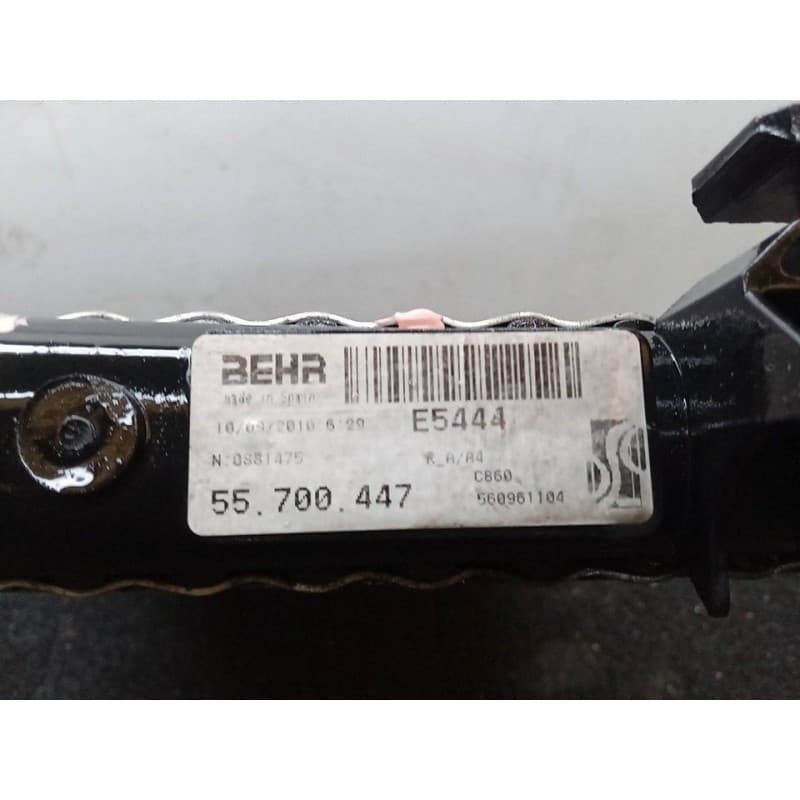 Recambio de radiador agua para fiat punto (evo) (199) dynamic referencia OEM IAM - Negro 2