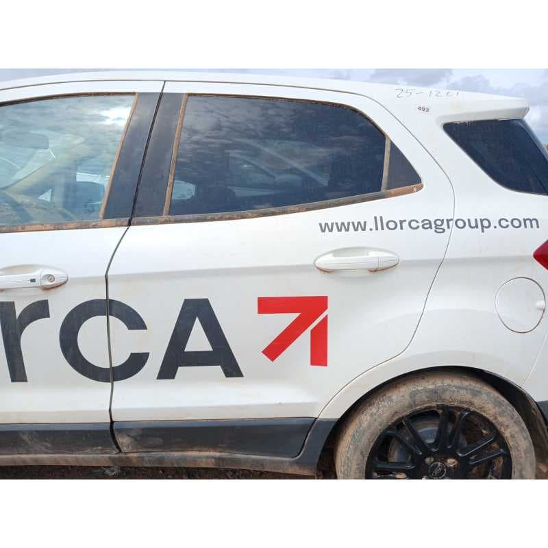 Recambio de puerta trasera izquierda para ford ecosport referencia OEM IAM - Blanco