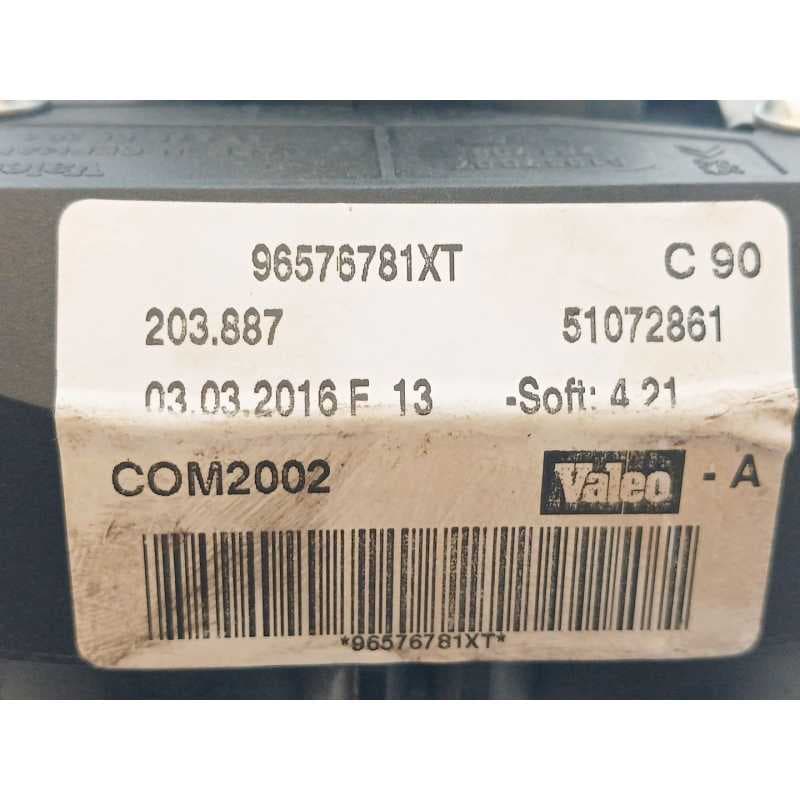 Recambio de mando luces para citroën c2 (jm_) 1.4 referencia OEM IAM 96576781XT - Negro 2
