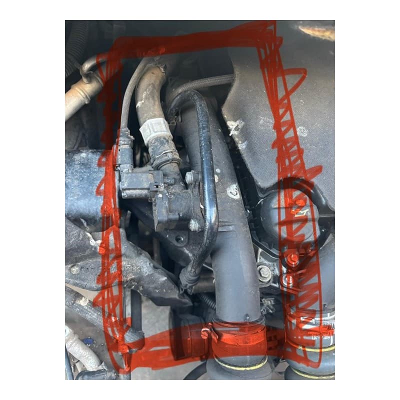 Recambio de tubo para peugeot 3008 i monospace (0u_) 1.2 referencia OEM IAM - Negro
