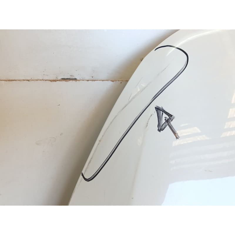 Recambio de capo para renault clio v (b7_) 1.0 tce 100 (b7mt) referencia OEM IAM - Blanco 2