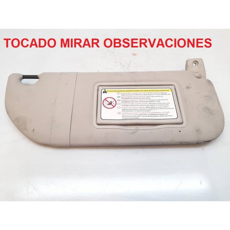 Recambio de parasol derecho para citroën c2 vtr referencia OEM IAM - Negro