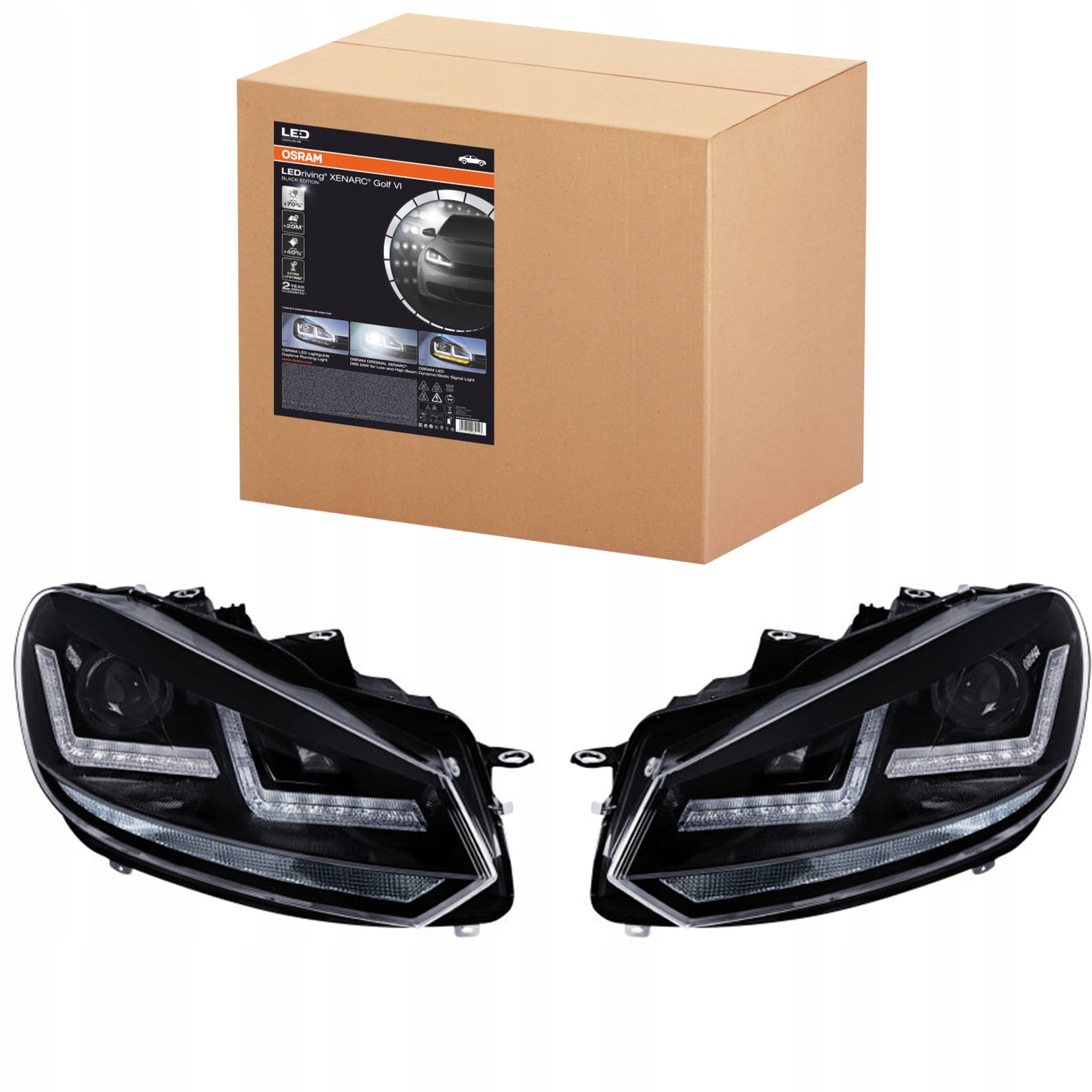 Kit de Faros Osram LEDHL102-BK nuevo