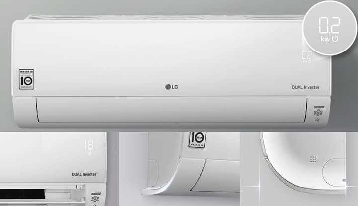 Aire acondicionado LG Standard S24ET inverter 7 kW Wi-Fi nuevo 5
