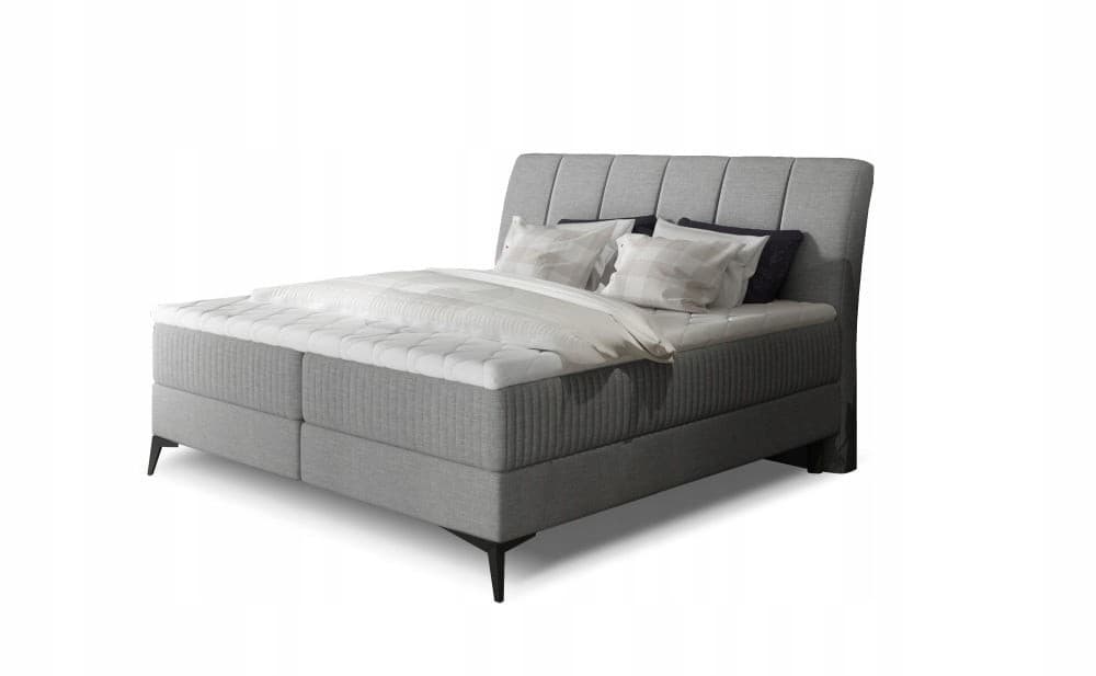 Cama Continental 140 Aderito Gris nuevo