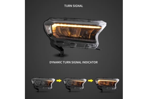 Faros Full LED para Ford Ranger T6 (2016-2023) usado 4