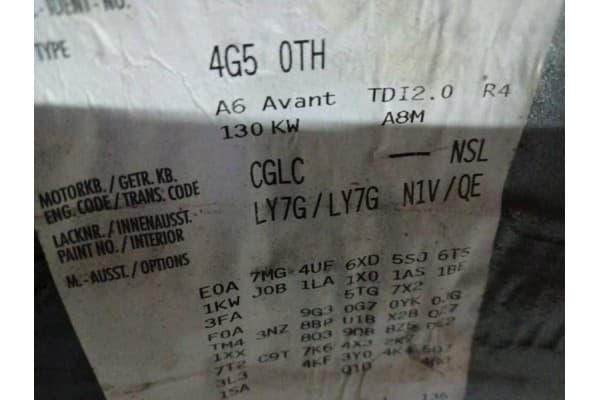 Motor Audi A6 C7 2.0 TDI Cglc usado 7
