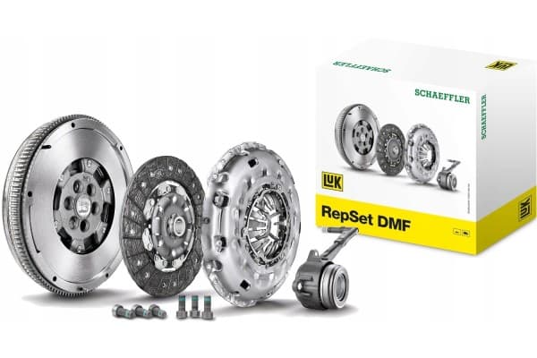 Kit de Embrague LuK RepSet Dmf 600 0166 00 usado 3
