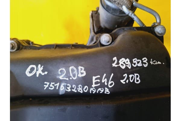 Motor BMW E46 2.0 Gasolina Código 75163280AAB usado 2
