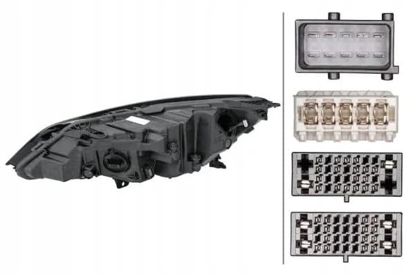 Faro delantero Hella 1EX 354 829-221 usado 2