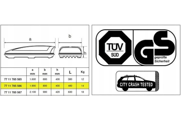 Baca de Techo 480L Renault OE usado 9