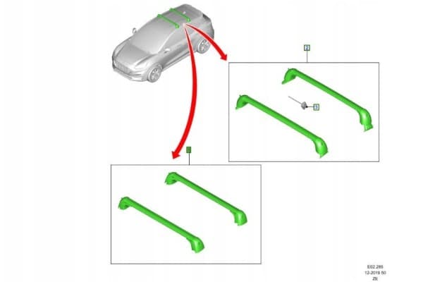 Barras portaequipajes Ford Puma 2020 - usado