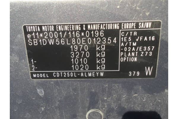 Motor Toyota Avensis T25 2.0 D4D 1CD-Ftv 116 CV usado 2